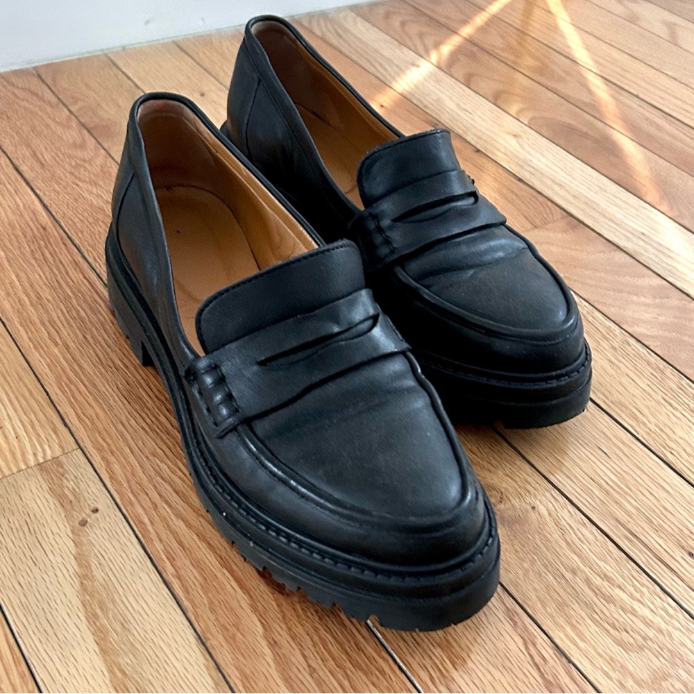 Sézane albane chunky platform loafers